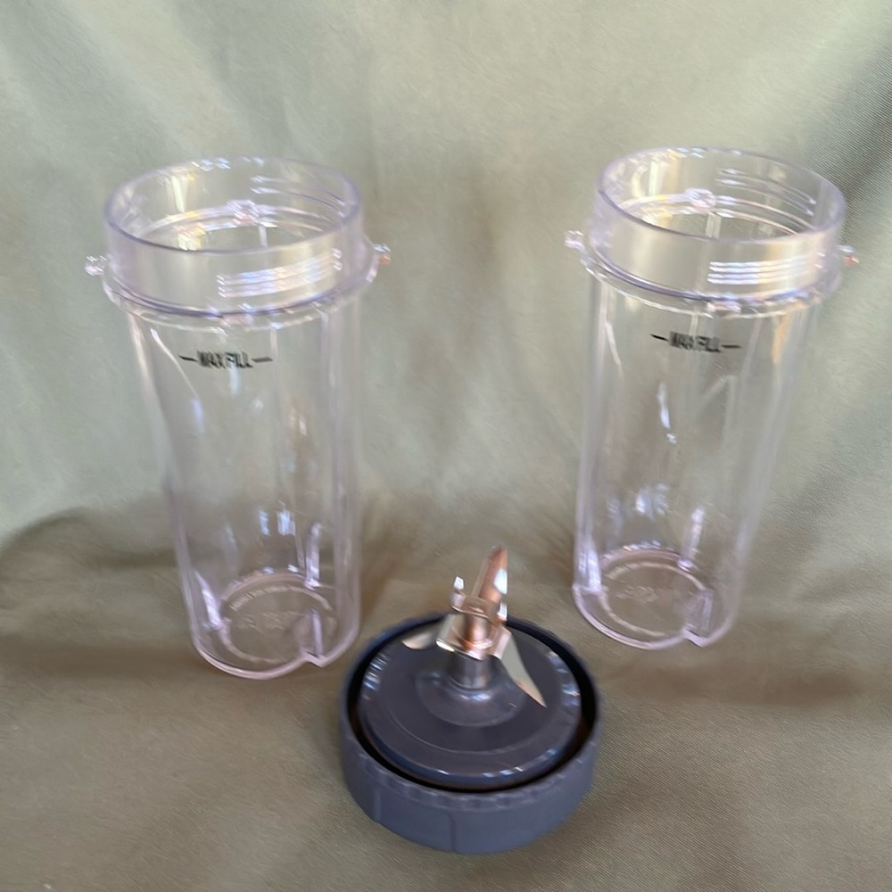Ninja 16oz Blender Cups with 6 Fins Blender Blade Nutri Ninja New